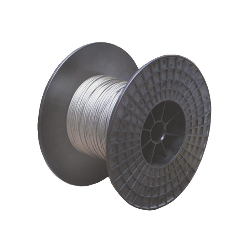 505150 • Câble de haubanage acier inox Ø 2,4 mm - 100 m